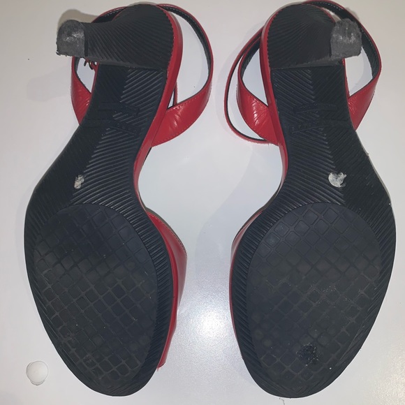 Marc Jacobs red bow-tie sandals - Picture 4 of 4